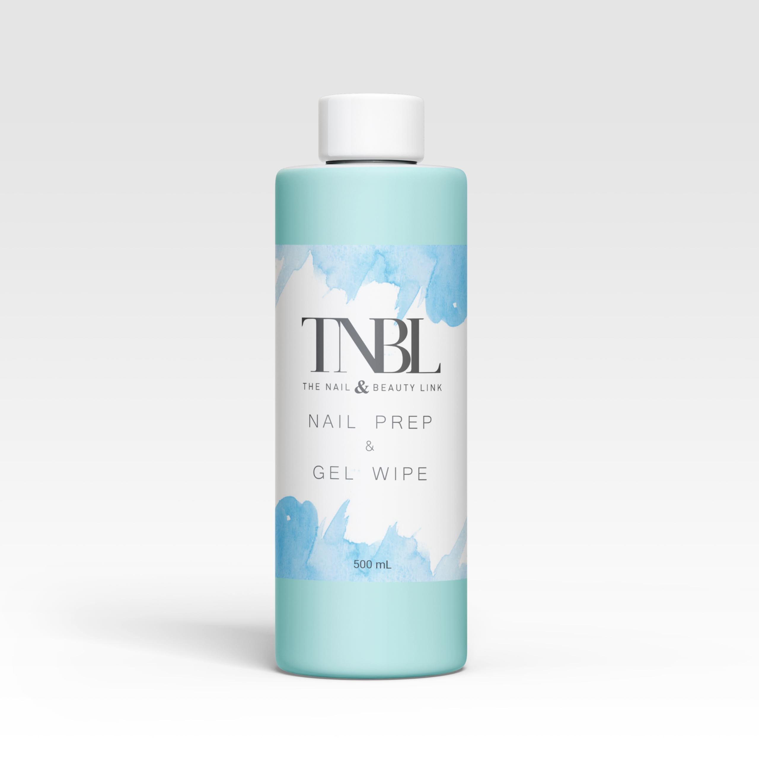 Nail Prep + Gel Wipe Salon Professional Quality Gel Polish Residue Cleaner Remover Preparation & After Care, Multi-Purpose for Sanitising Nail Plate & Removing Stickyness … (500ML)