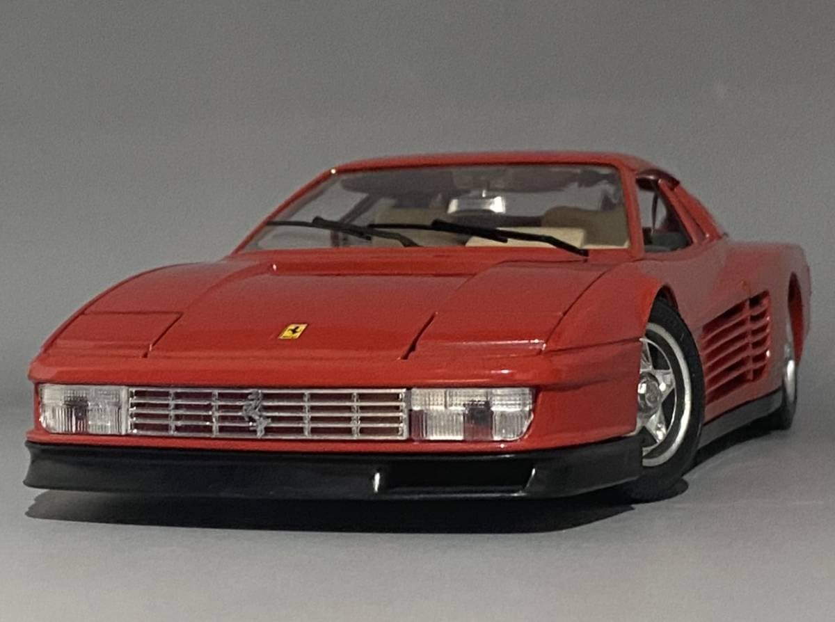 Amazon | Bburago 1/18 Ferrari Testarossa Rosso (Type F110