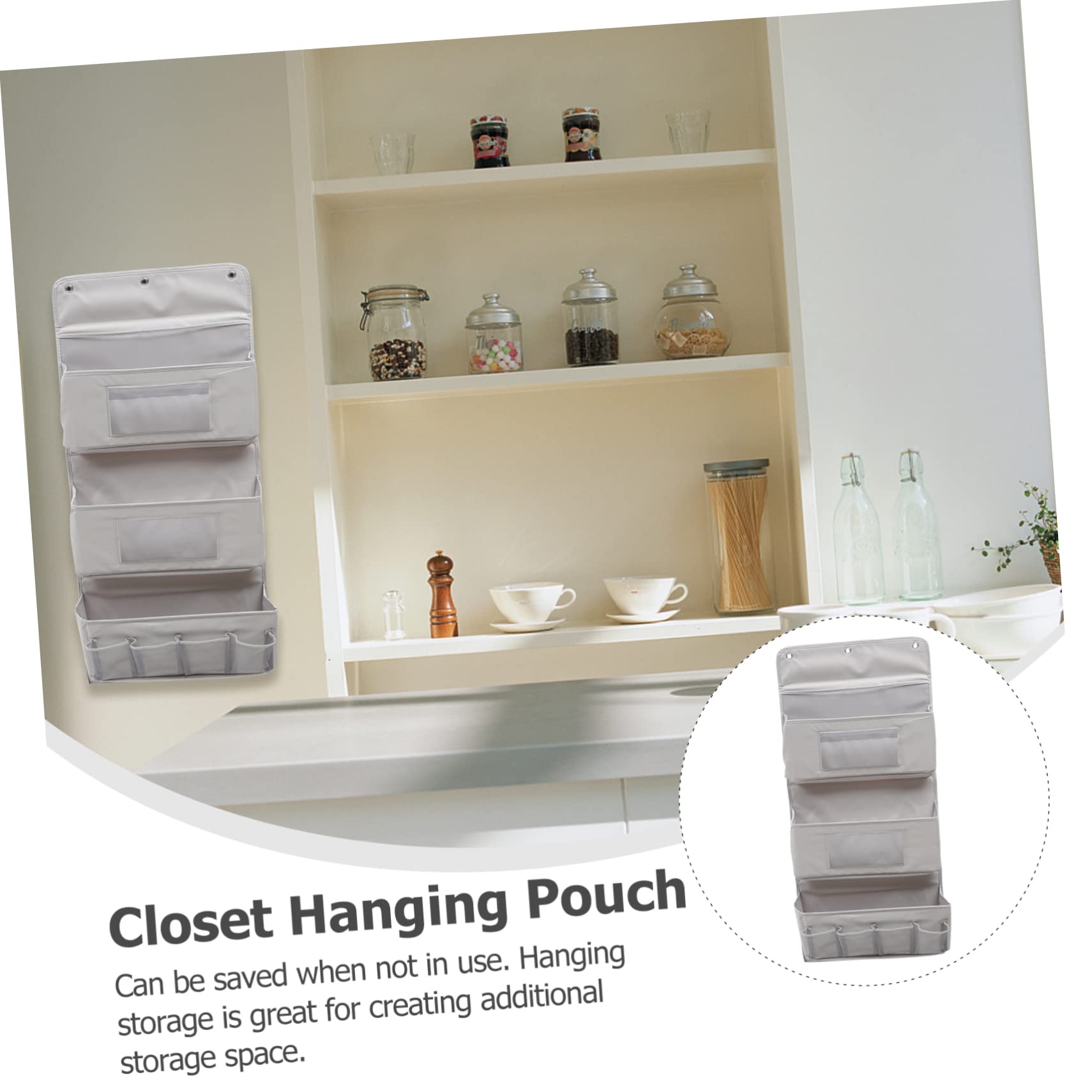 Türaufbewahrungstasche 3-lagige aus Polyester zum Aufhängen | Zuhause, Faltbar und Hängend, Geeignet für Schlafzimmer und Wohnzimmer, Strukturierte Organisation