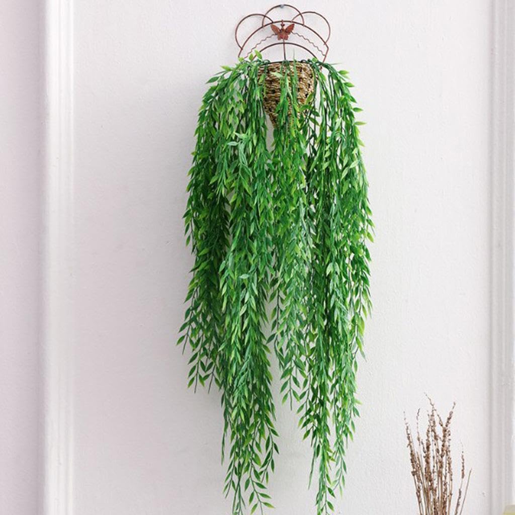 Artificial Flower String of Pearls Wicker Wall Hanging Succulents Plants D|Home & Garden | Home D?©cor | Floral D?©cor|1 Piece Artificial Plants-image-37