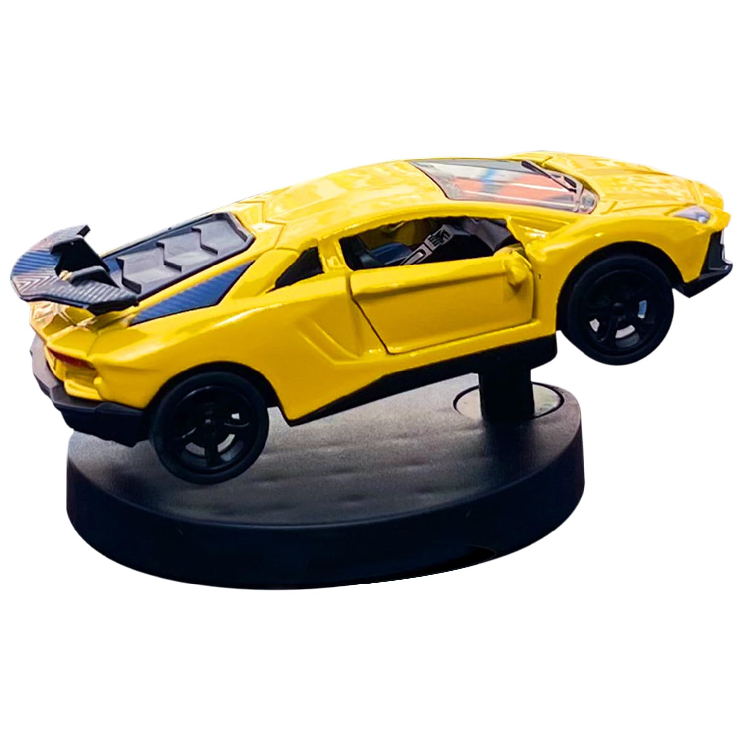 Huipalon Lamborghini Drift Accessoires de tableau de bord de voiture en alliage Modèle de voiture Drift Spin Ornement en métal Lamborghini Modèle de tableau de bord Décoration Style Voitures Tableau