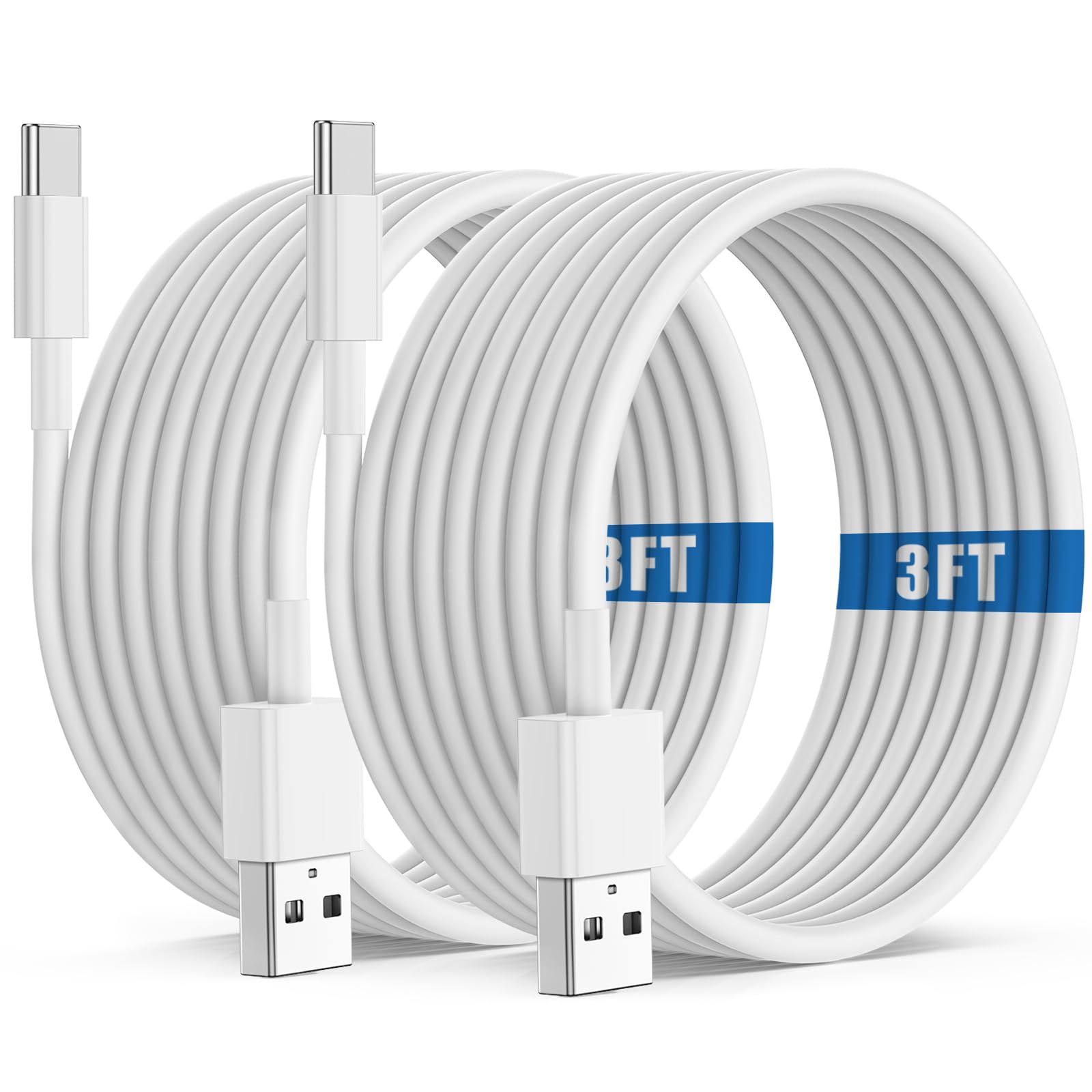 USBC Car Carplay Cable 3ft for Apple iPhone 16/15 Pro Max/Pro/Plus, USB A to USB Type C Carplay Charger Adapter Cord, iPad Pro 12.9/11,10th, Air 5th/ 4th,iPad mini 6th Gen Car Fast Charging Cable