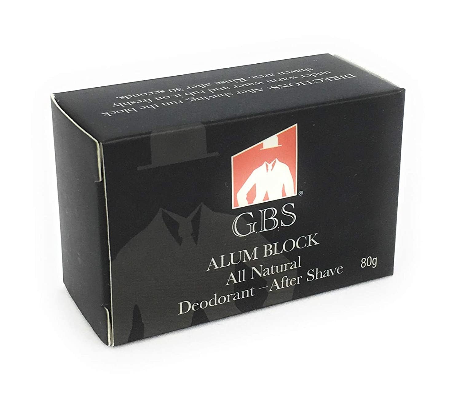 G.B.S Alum Block All-Natural Deodorant After Shave, Pack of 1 After Shave Soothing Razor Burn Relief