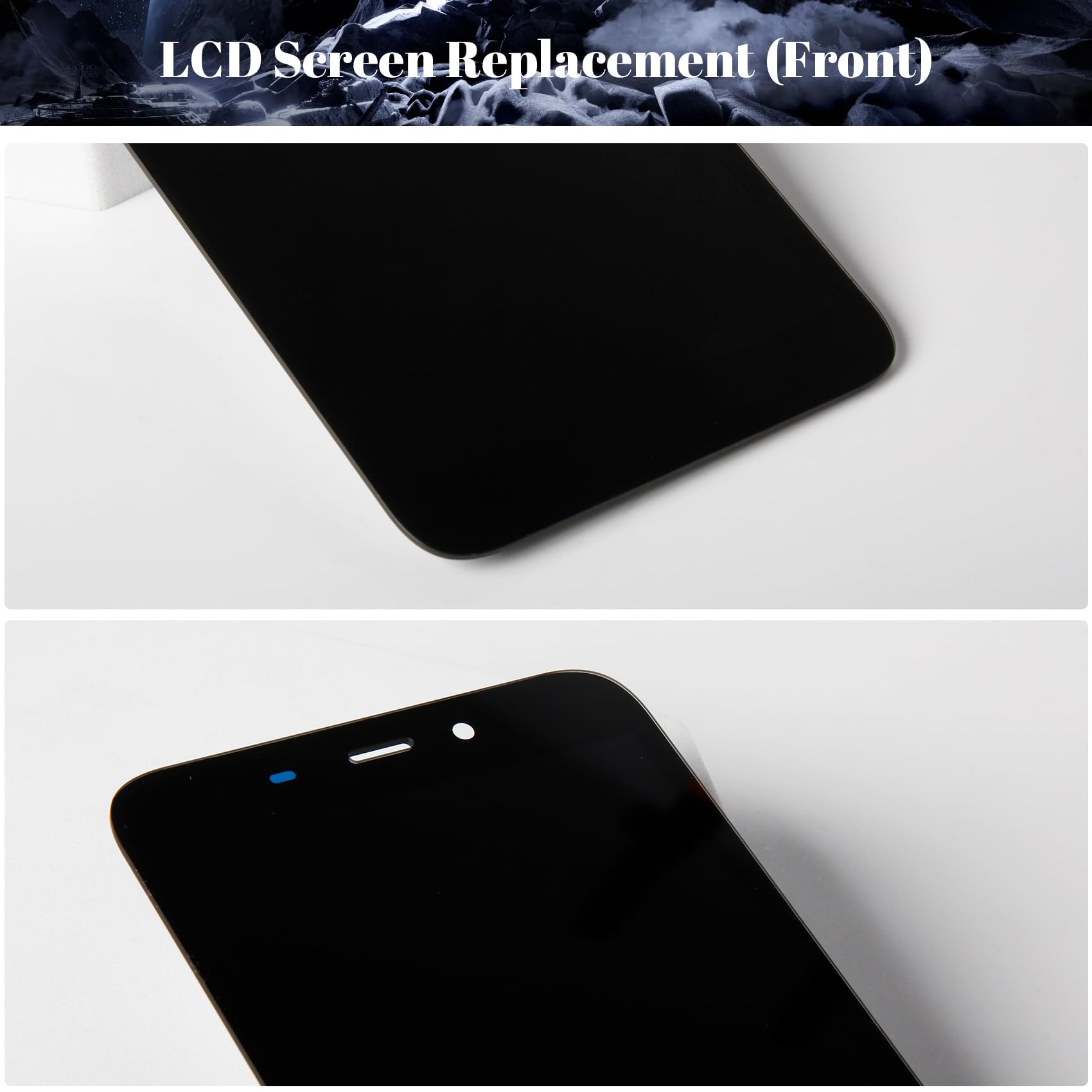 Dla Oukitel WP32 wyświetlacz LCD do Oukitel WP32 zamiennik ekranu dotykowego digitizera zestawy naprawcze (czarny, bez ramki)
