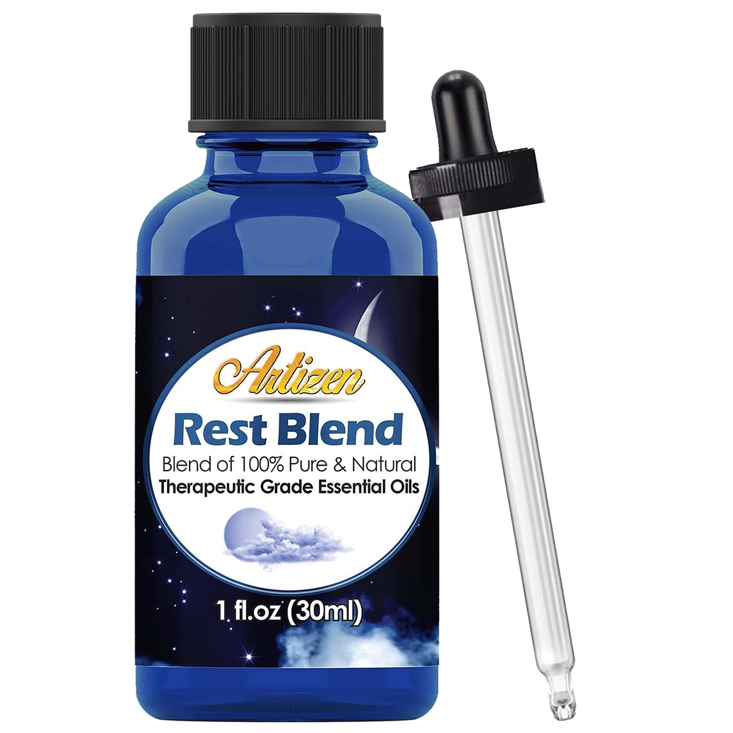 Artizen Rest Blend Essential Oil (Blend of 100% Pure & Natural - Undiluted) Therapeutic Grade - Huge 1oz Bottle for Aromatherapy - Aromatherapy Essential Oil
