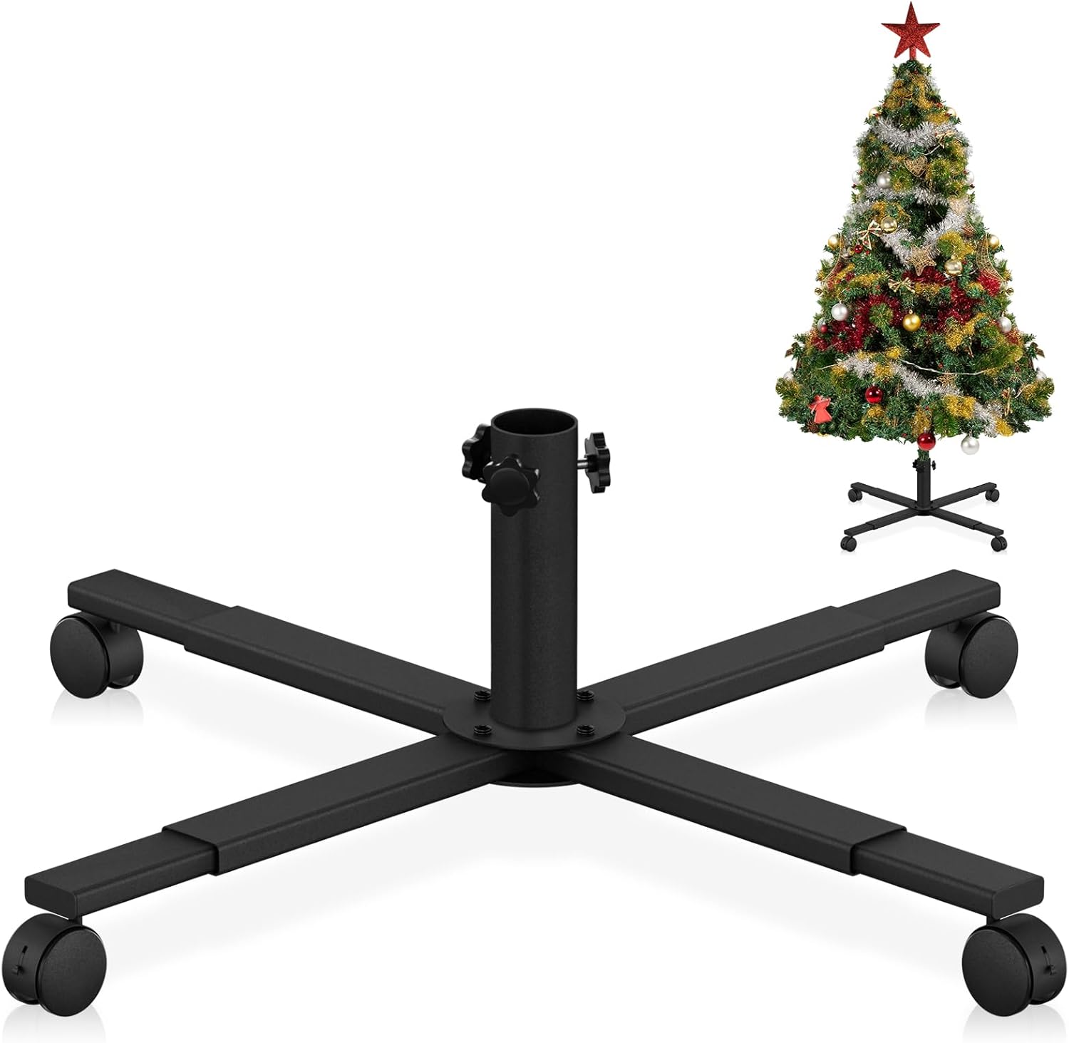 bruwaa Christmas Tree Stand for Artificial Tree, Extendable