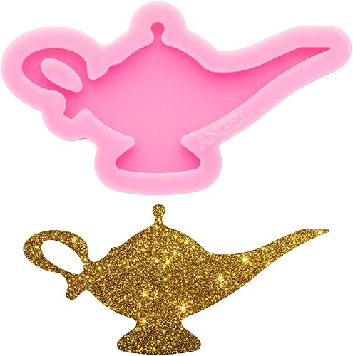 Miniatura 1 de Molde de silicona con forma de tetera súper brillante para fundición de resina epoxi para manualidades, moldes de silicona de arcilla polimérica,