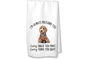 Personalized Goldendoodle Kitchen Towel