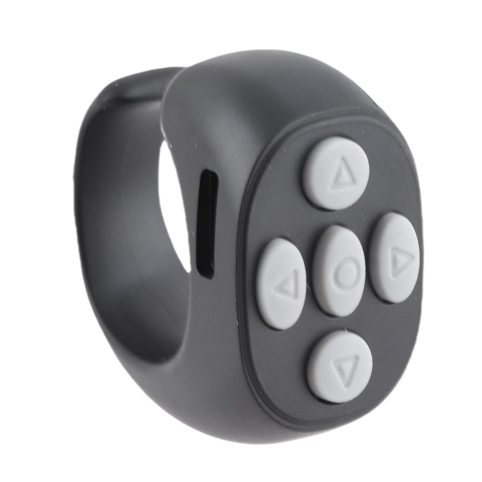 Bluetooth Zdalne Sterowanie Page Turner, Bluetooth 5.3 Przewijanie Wideo Pierścień Migawka Aparatu Zdalny Przycisk Selfie Clicker dla IOS dla Smartfonów z Systemem Android
