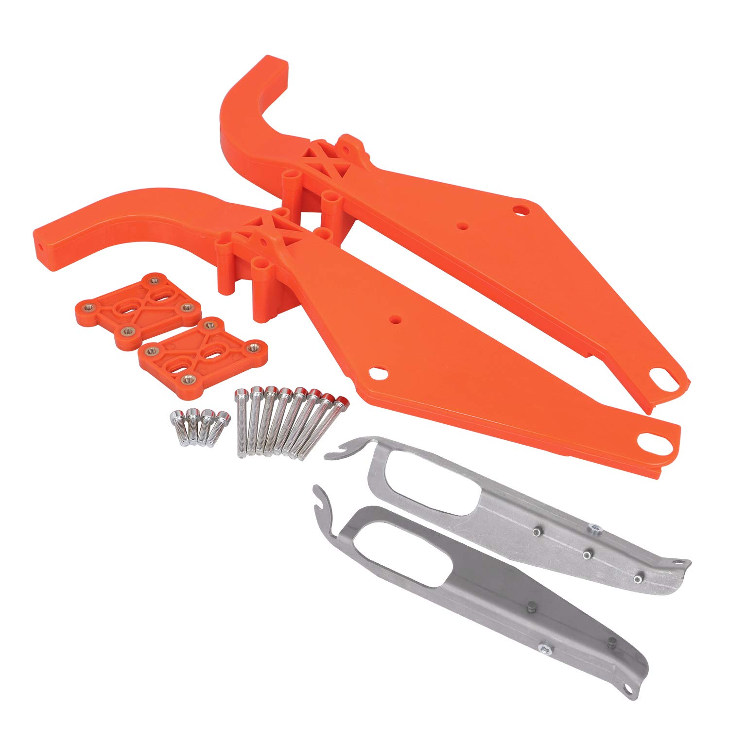 Staffe supporto borse/marmitte nere per Touring 14-23 rif OEM 90200549 e 90200550