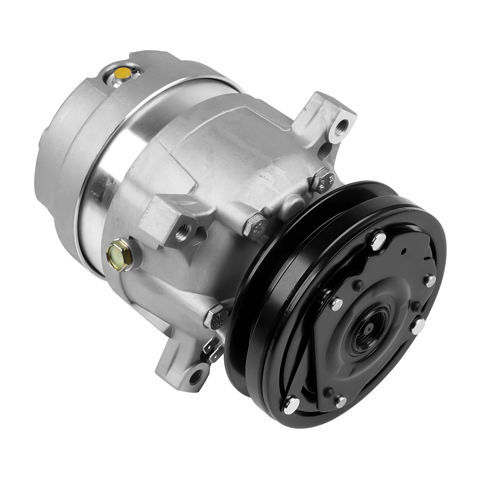 Flynsu 5110511 A/C Compressor Replacement for Kioti DK45 DK55 DK65C DK901C Bobcat E80 Mahindra 2555 Part# T4520-50051, T4520-50052, T452050051,