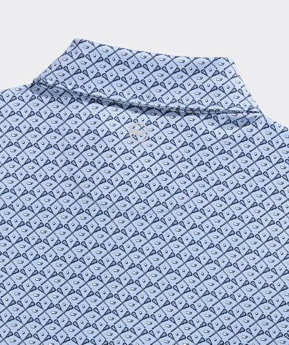 Image of Vineyard Vines Kids Printed Sankaty Polo (Toddler /Little Kids /Big Kids)