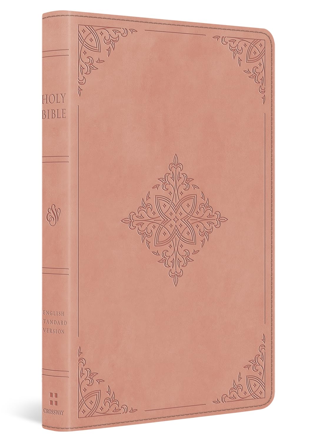 ESV Large Print Value Thinline Bible (TruTone, Blush Rose, Fleur-de-lis Design): English Standard Version, Blush Rose, Trutone, Fleur-de-lis Design, Large Print, Value, Thinline