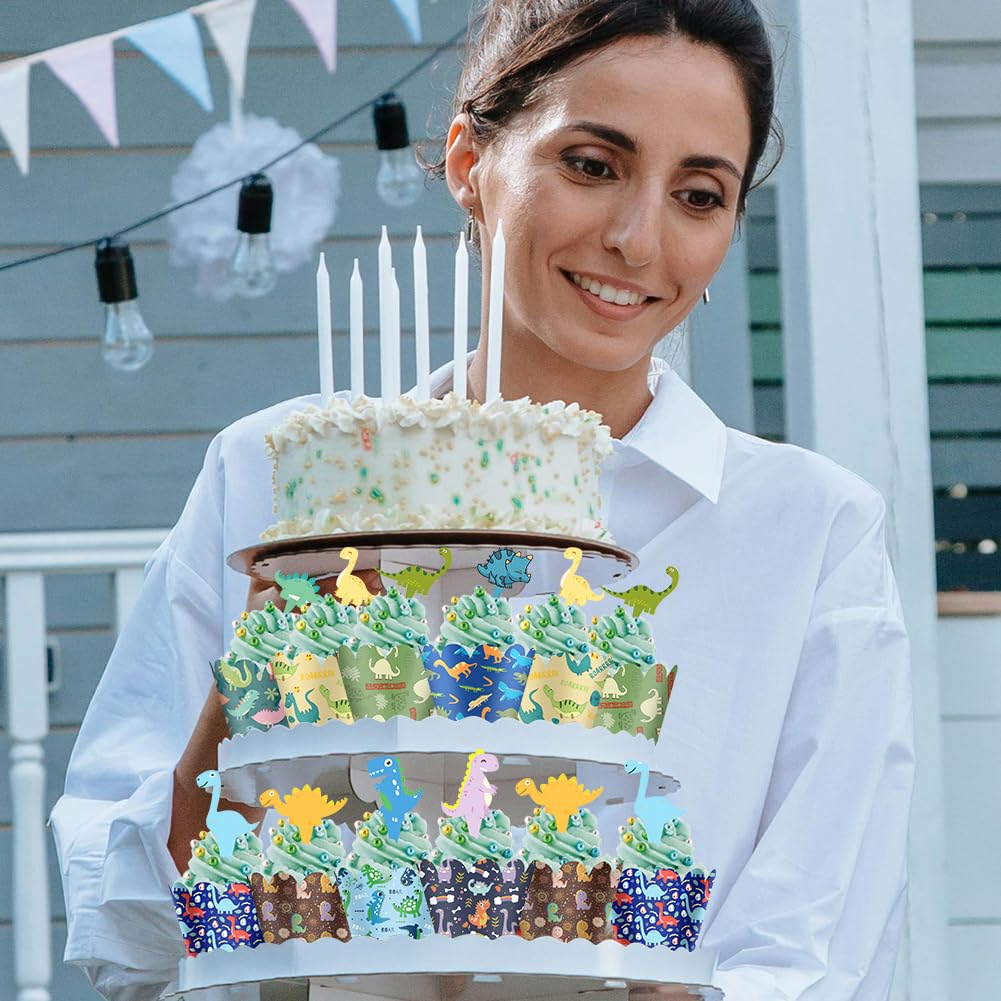 Décorations Pour Cupcakes Dinosaures | Décorations De Gâteaux