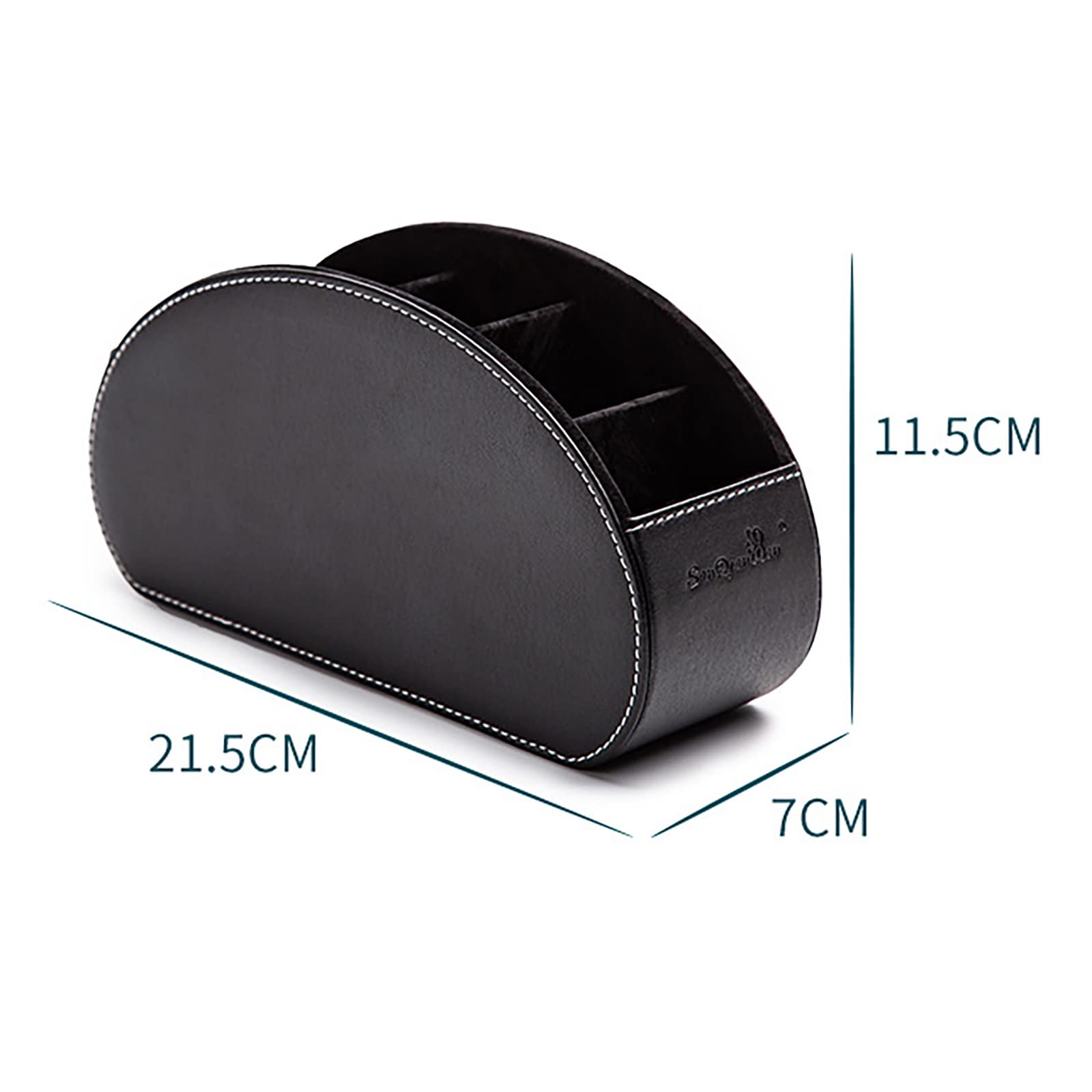 Porta Telecomandi In Pelle PU | 5 Scomparti Grigio | Per TV, DVD E Altri Dispositivi - Foto 11