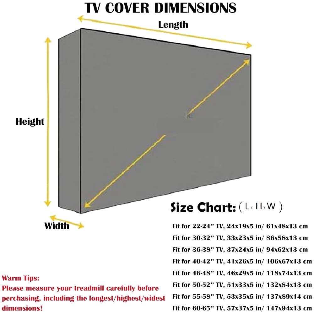 BOSKING Housse D'extérieur Pour TV De 36 à 38 Pouces Avec