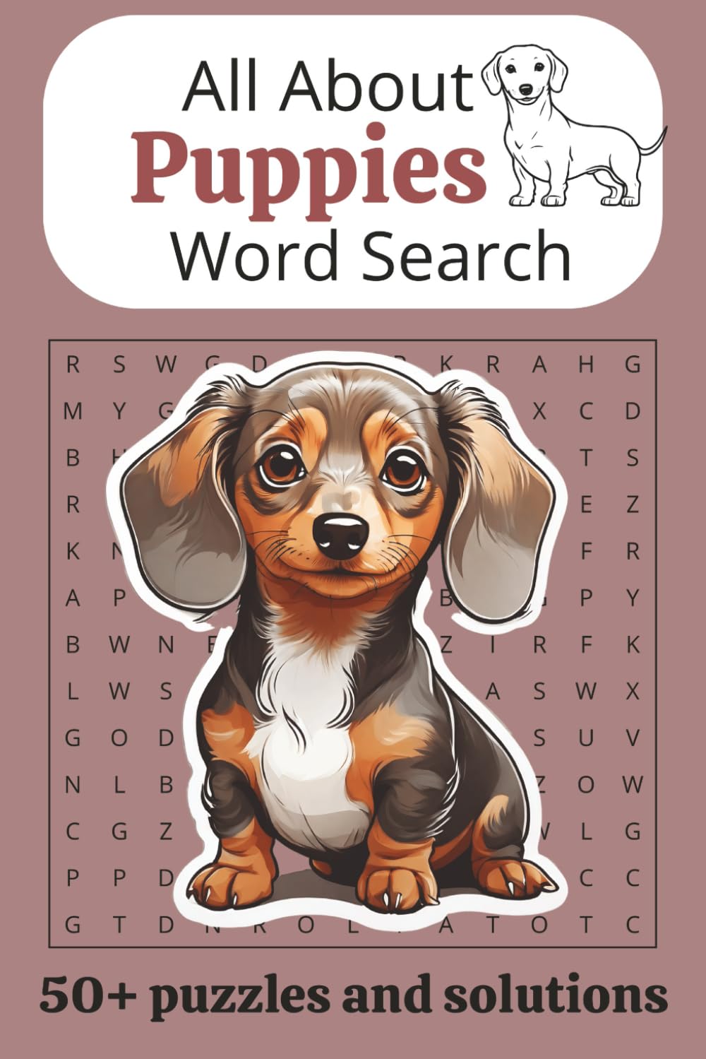 Puppy Word Search Book: A Puppy Word Find book for Adults, Seniors, and Teens