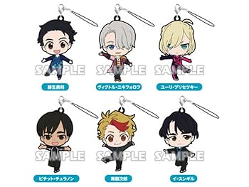 新品★ユーリ!!! on ICE★みんなのくじ★ラバーマスコット★8点セット Amazon.co.jp: ユーリ on ICEイスンギルみんなのくじラバー