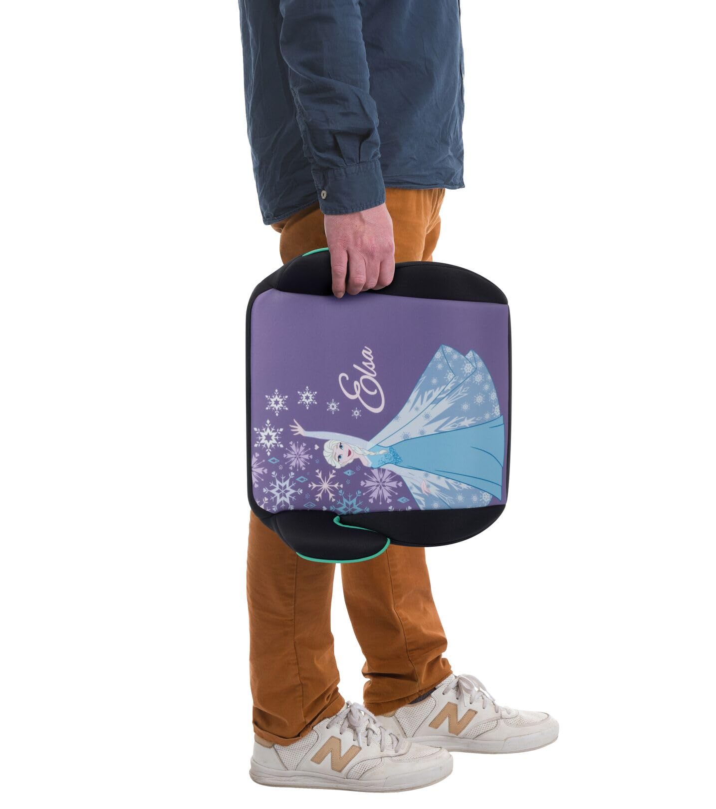 Bebeconfort Disney Gaia i-Safe, Rehausseur Voiture Enfant, 6-12 Ans, 128-150 cm, 22-36 kg, Siège Auto Frozen, Léger, Installation Facile De La Ceinture, Rembourré, Tissu Soft-touch, Fun Frozen