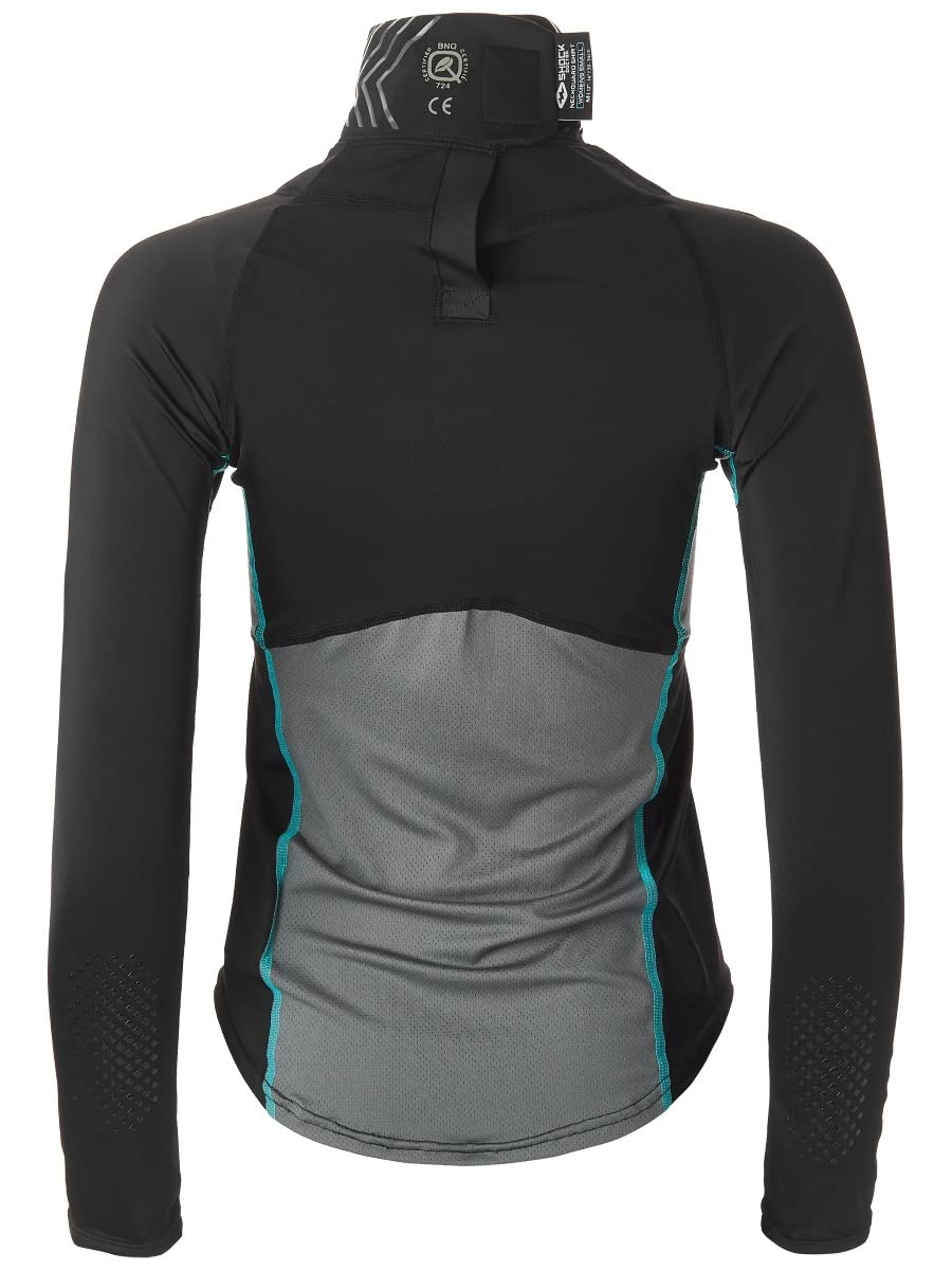 Shock Doctor Wm's Ultra Comp Neckguard Hockey Shirt LS Black/Grey M