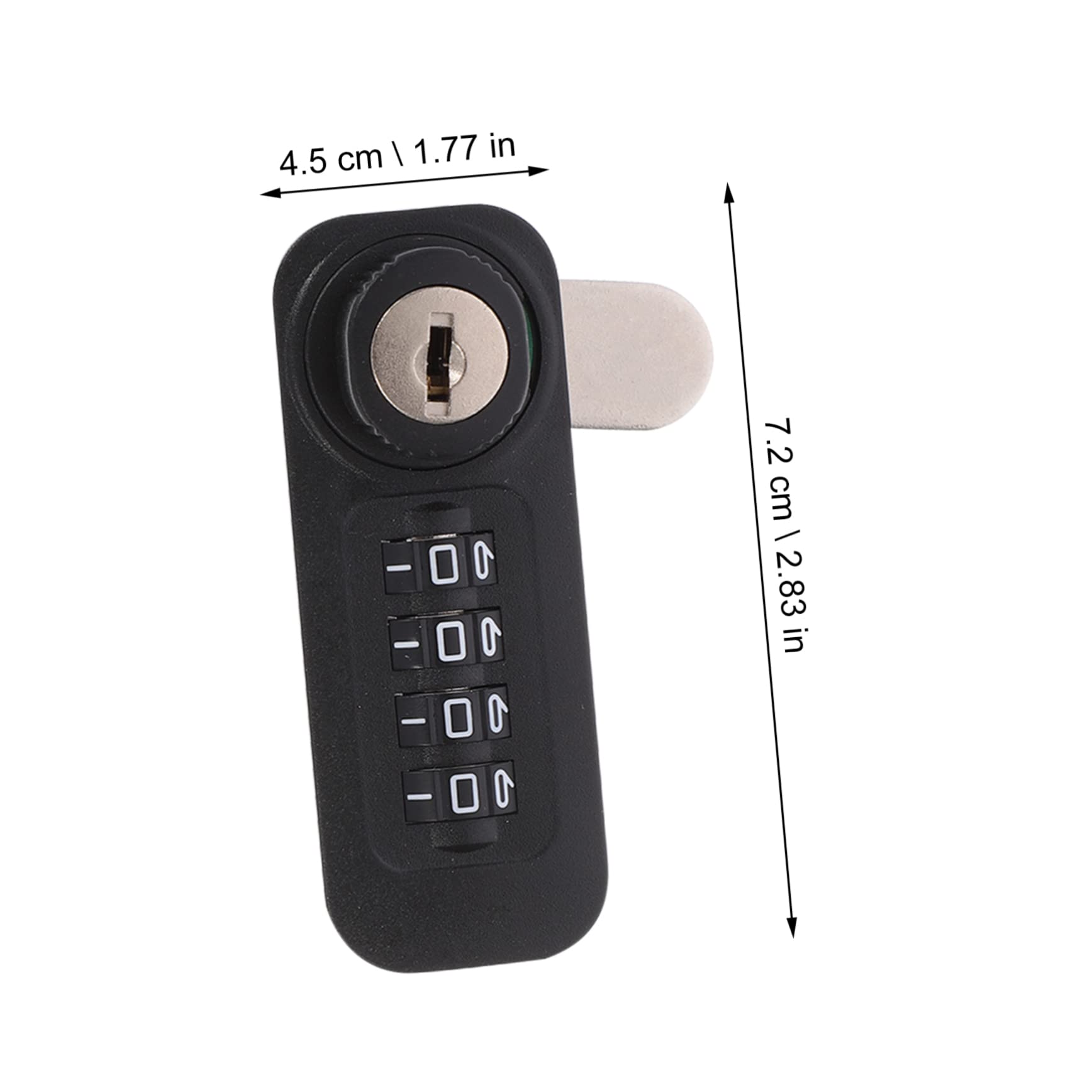Holibanna Mechanical Combination Lock for Lockers Cabinets Left Swing Design Easy Password Reset Durable Security for Cabinets for Home Office Use