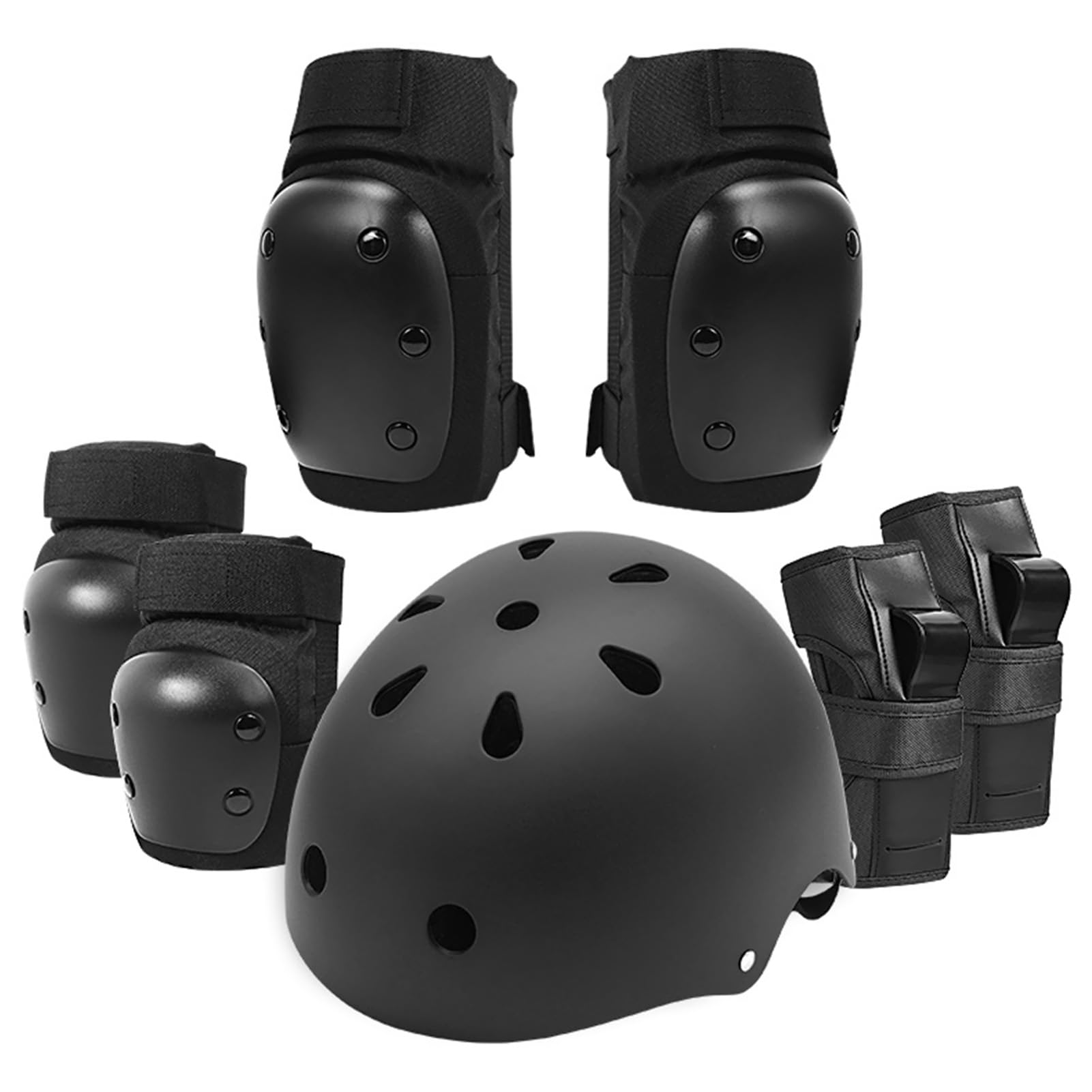 DAYONG Kids Protection Gear Set, Safety Roller Skating Protector Kit with Knee Pads Elbow Pads Wristguards for Multi Outdoor Sports, Skateboarding, Ice Skating, Cycling.