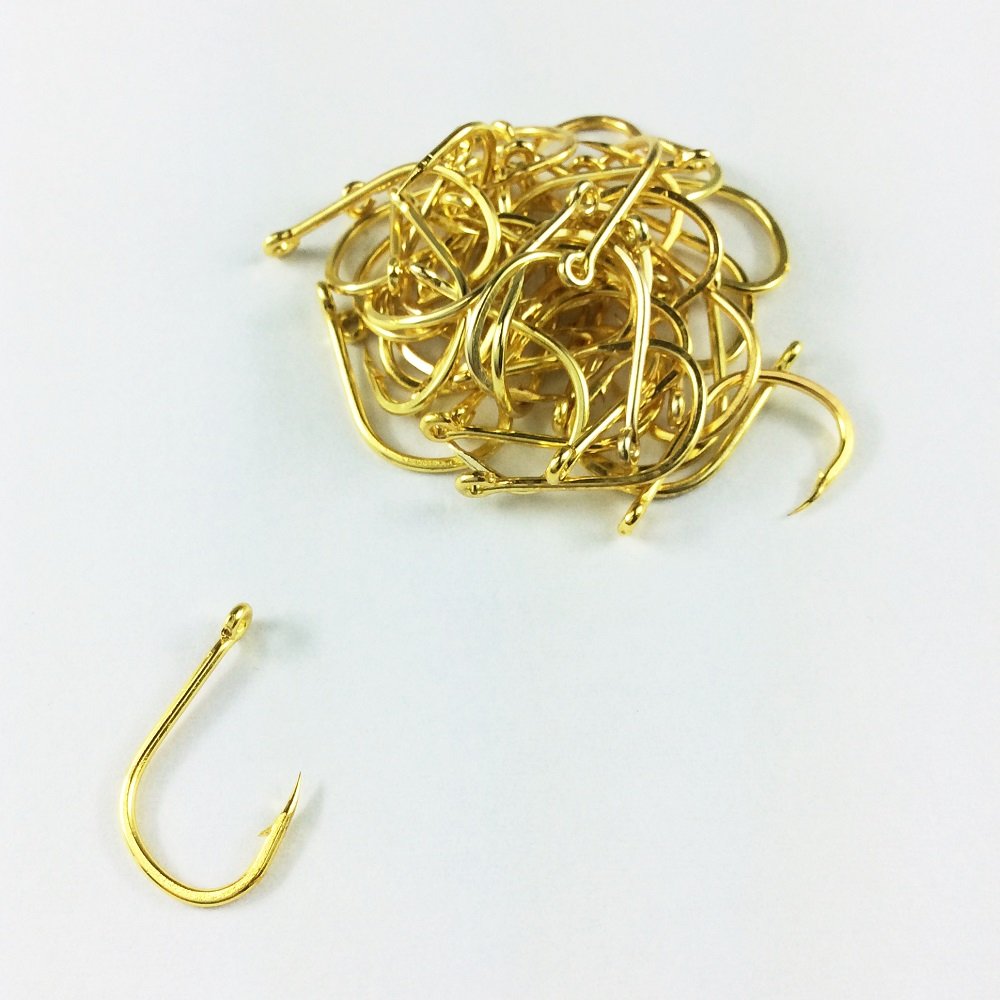 Orurudo Fishing Gear, Fishing Hook, Iseuni (3,4,5,6,7,8,9,10,11,12), 40-50 Pieces Each, Gold, Total 450 Pieces Set, Includes Exclusive Case qb500044a02n0