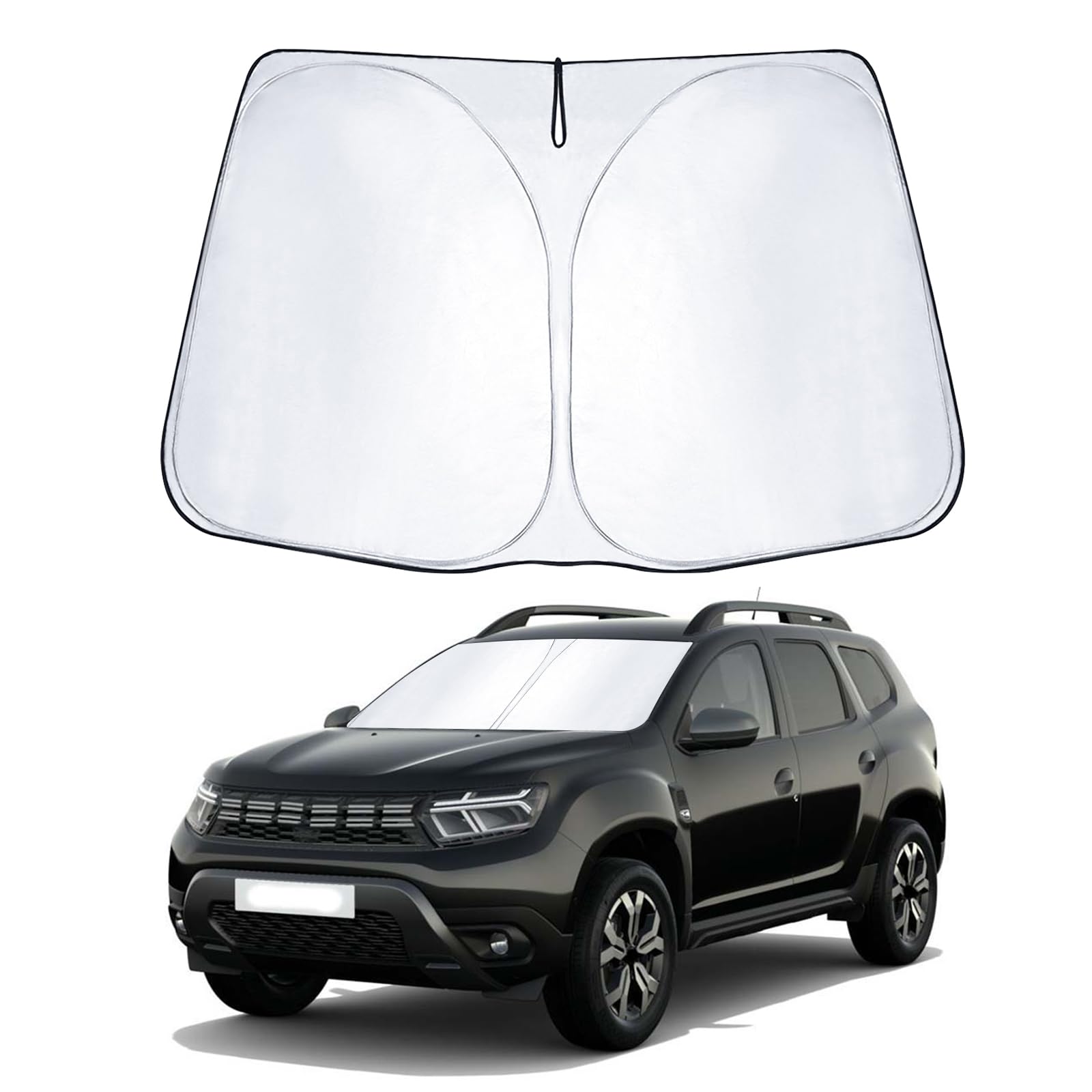 Parasol parabrisas Renault Clio 5 y Dacia Duster protector calor plegable 7