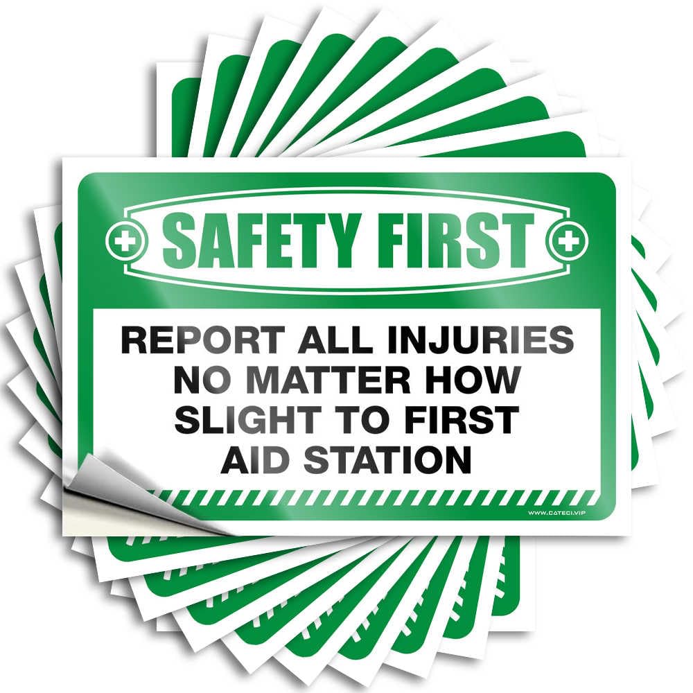Fzfn Colour Safety First Forklift Operators Must Wear Seatbelts And Hard Western - Backyard Decor Decals Self Adhesive Sticker(8X12cm)