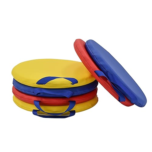 Miniatura 7 de Children's Factory 12" Square Kids Floor Cushions, Flexible Classroom Seating, Sit Upon for Kids, Set of 6
