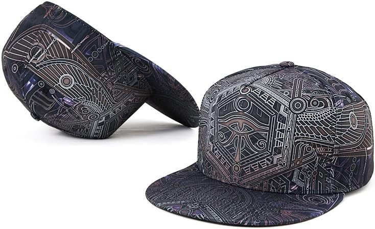 Miniatura 5 de Unisex Snapback Hiphop Gorra De Béisbol Sombrero De Ala Plana Sólido De Bill Plano Sombreros Ajustables Púrpura, Púrpura