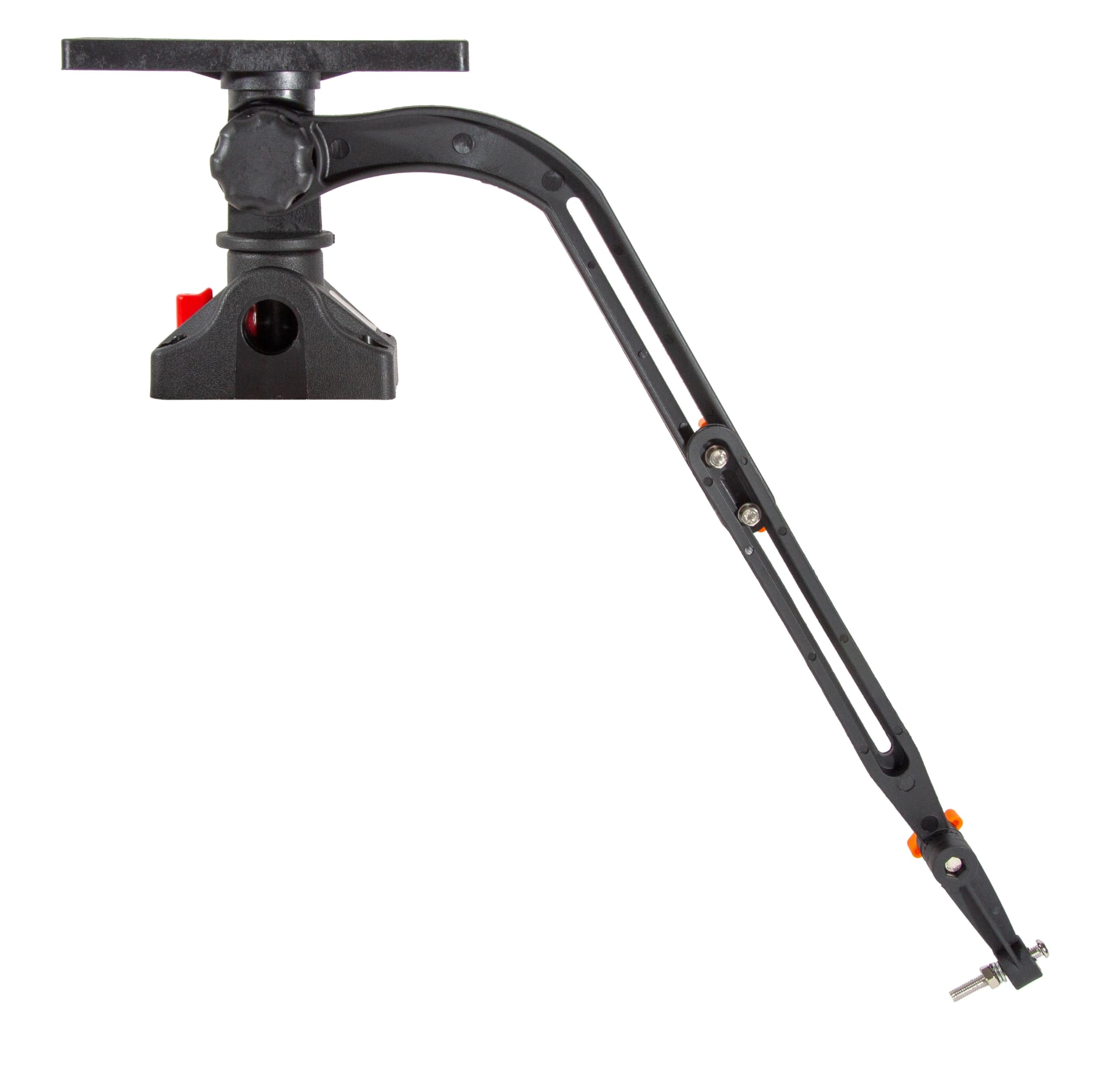 Ultimate Bras Support pour Échosondeur Et Sonde Transducer Arm & Fishfinder Moun