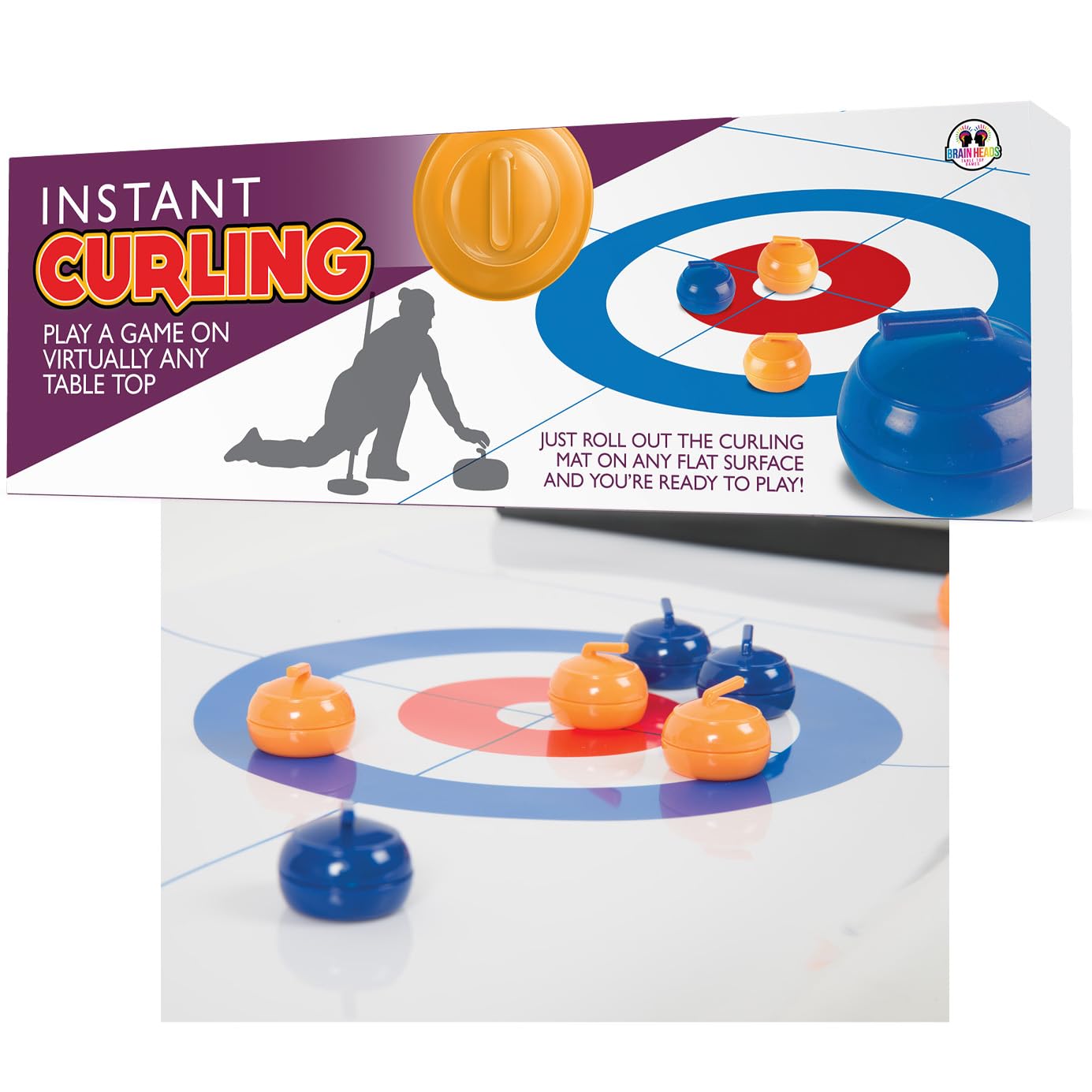 Mini Tabletop Curling Game – Fun for All Ages!