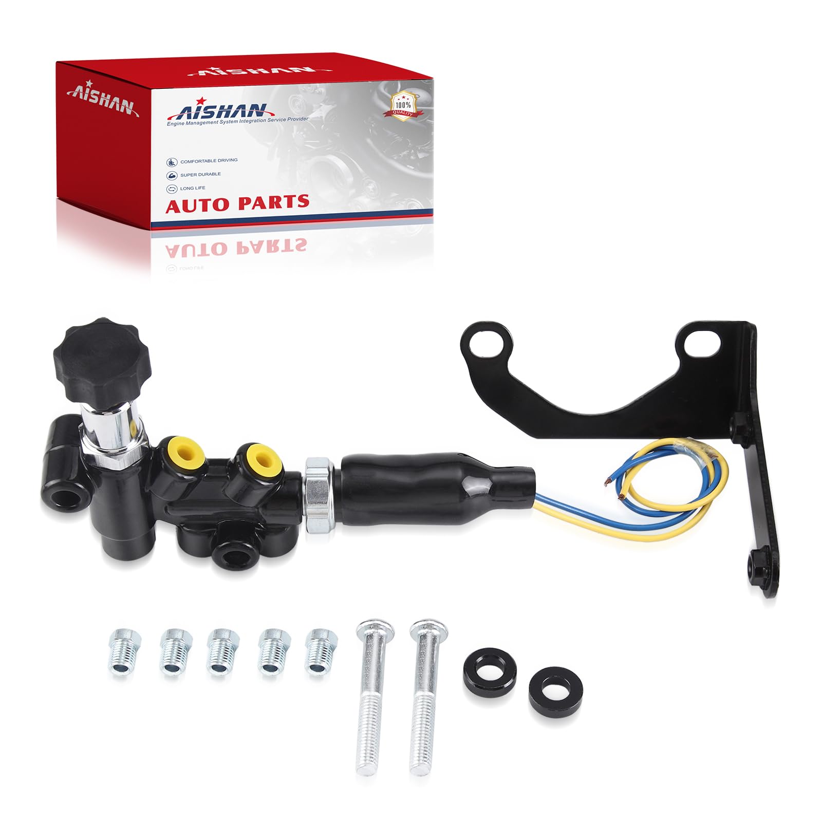 AISHAN Universal Combination Proportioning Valve for Connecting Valve 260-13190 260-11179 and Master Cylinder,Compatible with Wilwood Style &