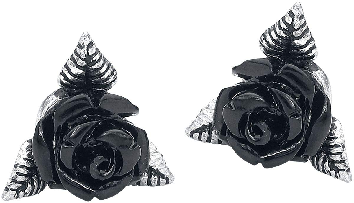 Gothic Ring O'Roses Ear Studs