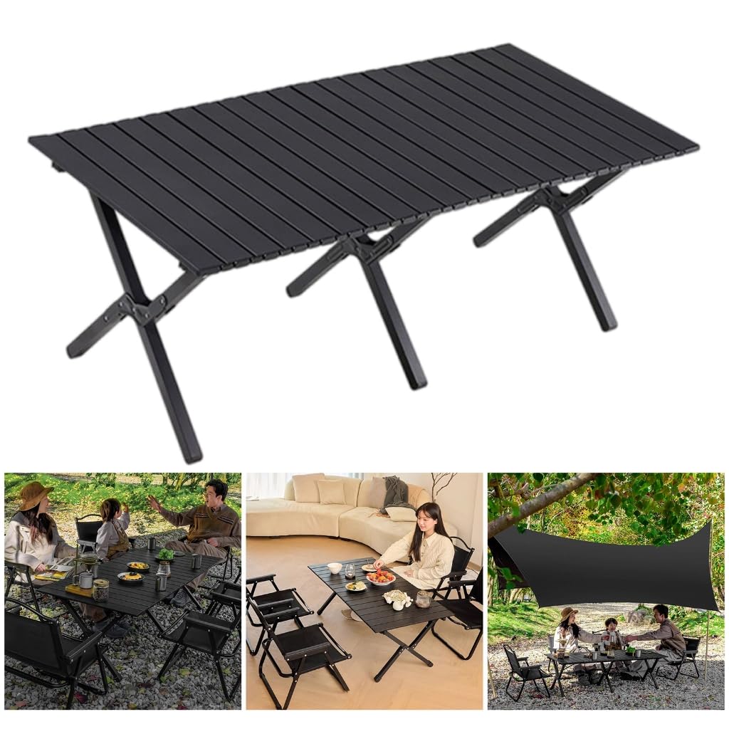 Outdoor Folding Tables Portable Light Weight Picnics Desk Camp Tables Compact Camping Desk Utility Folding Tables