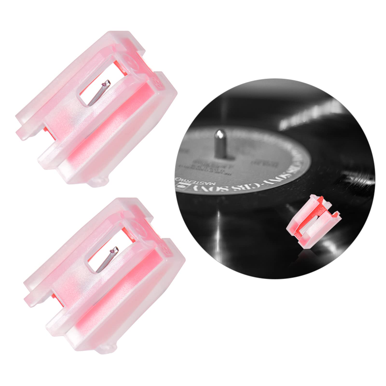 Lot de 2 stylets de rechange pour tourne-disque - Compatible avec Crosley NP1 NP6