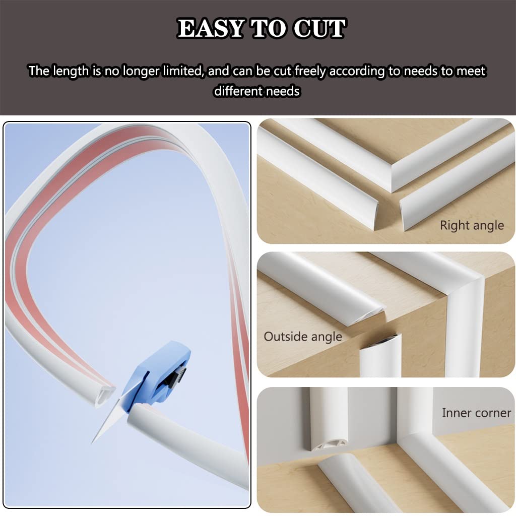 Protector de cable de suelo con diseño semicircular para una gestión segura y ordenada de cables en la oficina en casa