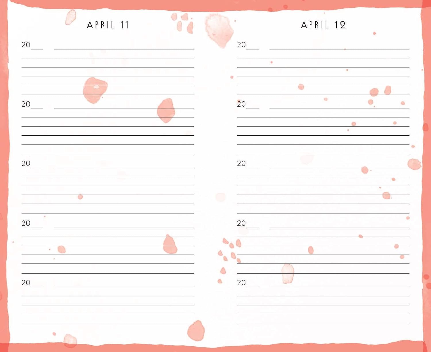 Rainbow One Line a Day: A Five-Year Memory Book