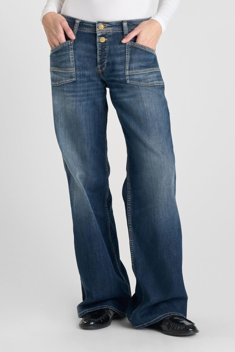 Le Temps des Cerises Leg Lauryn OTA Wide Jeans, Blau Nr. 2