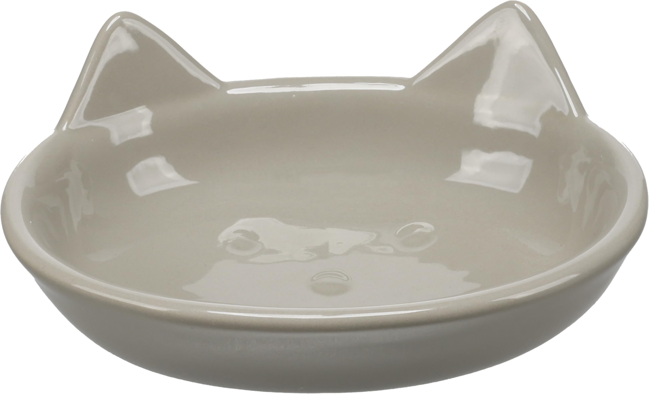 FEEDING AND DRINKING BOWL CENA OVAL TAUPE 16,5CM 300ML