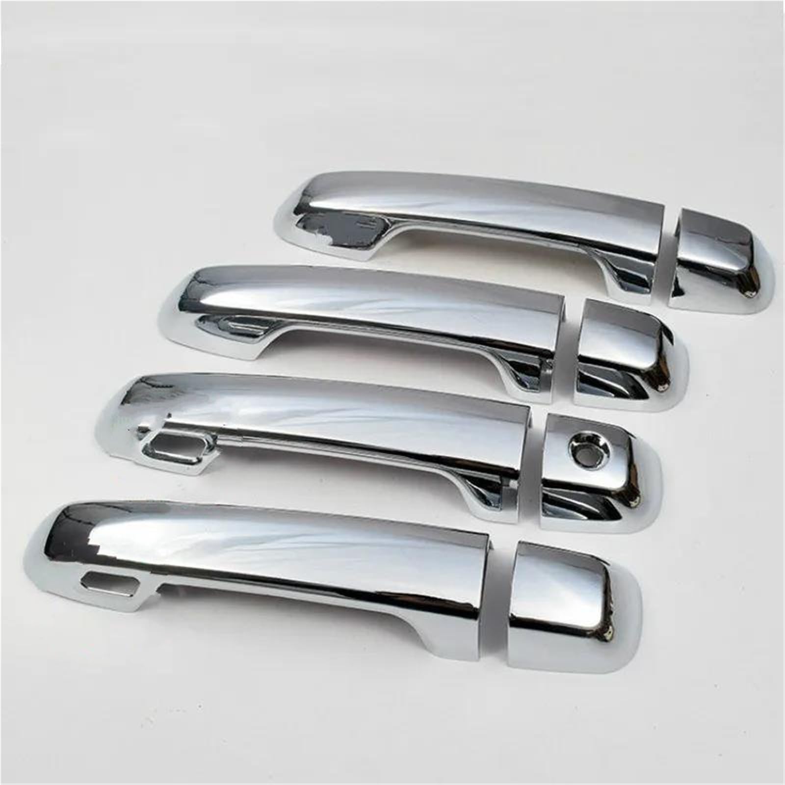 UJNHEQ for Land for Cruiser for Prado J150 2010-2019 LC150 LC200 Chrome Door Handle Cover Trim Set Car Styling(2 Sensor)