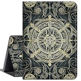 for New iPad Pro 13 Inch Case M4 (2024 Model, 7th Generation),Slim Soft Shockproof TPU Silicone Protective Back Shell Case for iPad Pro 13 Inch,Golden Mandala