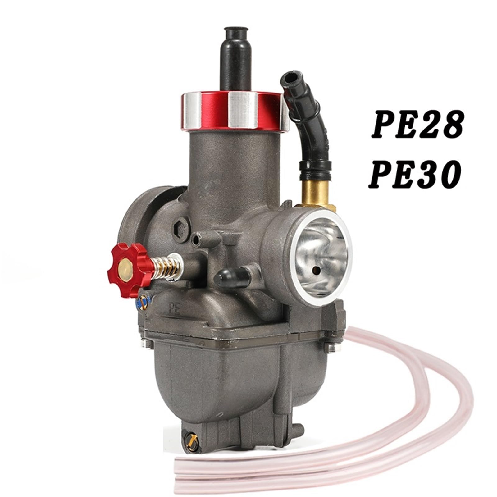 Gaźnik motocyklowy PASUJE DO PE28 28mm PE30 30mm Gaźniki wyścigowe Ręcznie wyciągane CNC do motoroweru, skutera, ATV Gaźniki motocyklowe(Manual PE30)