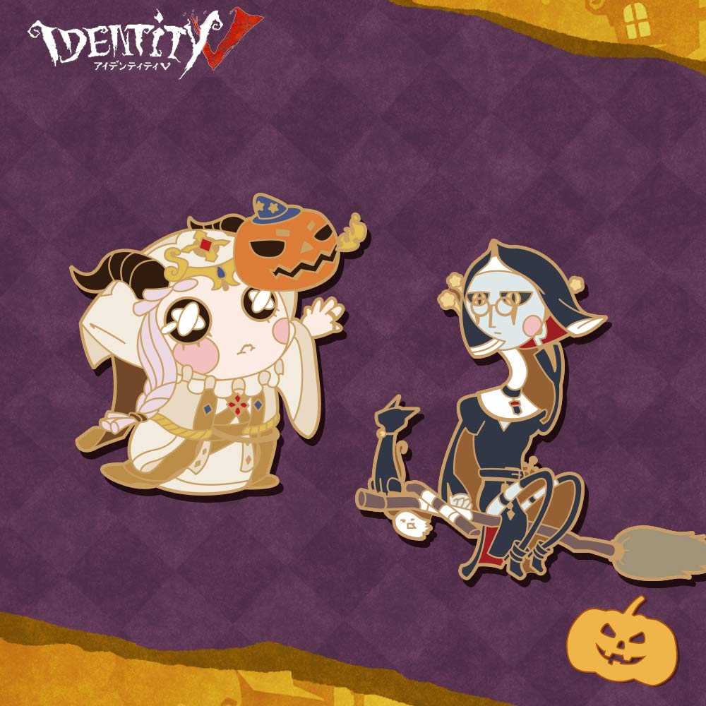 IdentityV 第五人格 ハロウィン演奏会 復讐者　缶バッジ 30個 IdentityV 第五人格 ハロウィン演奏会 囚人 缶バッジ 30個