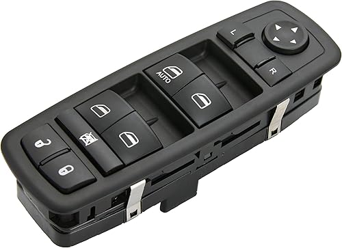 ZAPUSS Interruptor maestro de ventana para Jeep Liberty 2008-2012, Dodge Journey 2009-2010, Dodge Nitro 2008-2012 (luz verde) OE4602632AH