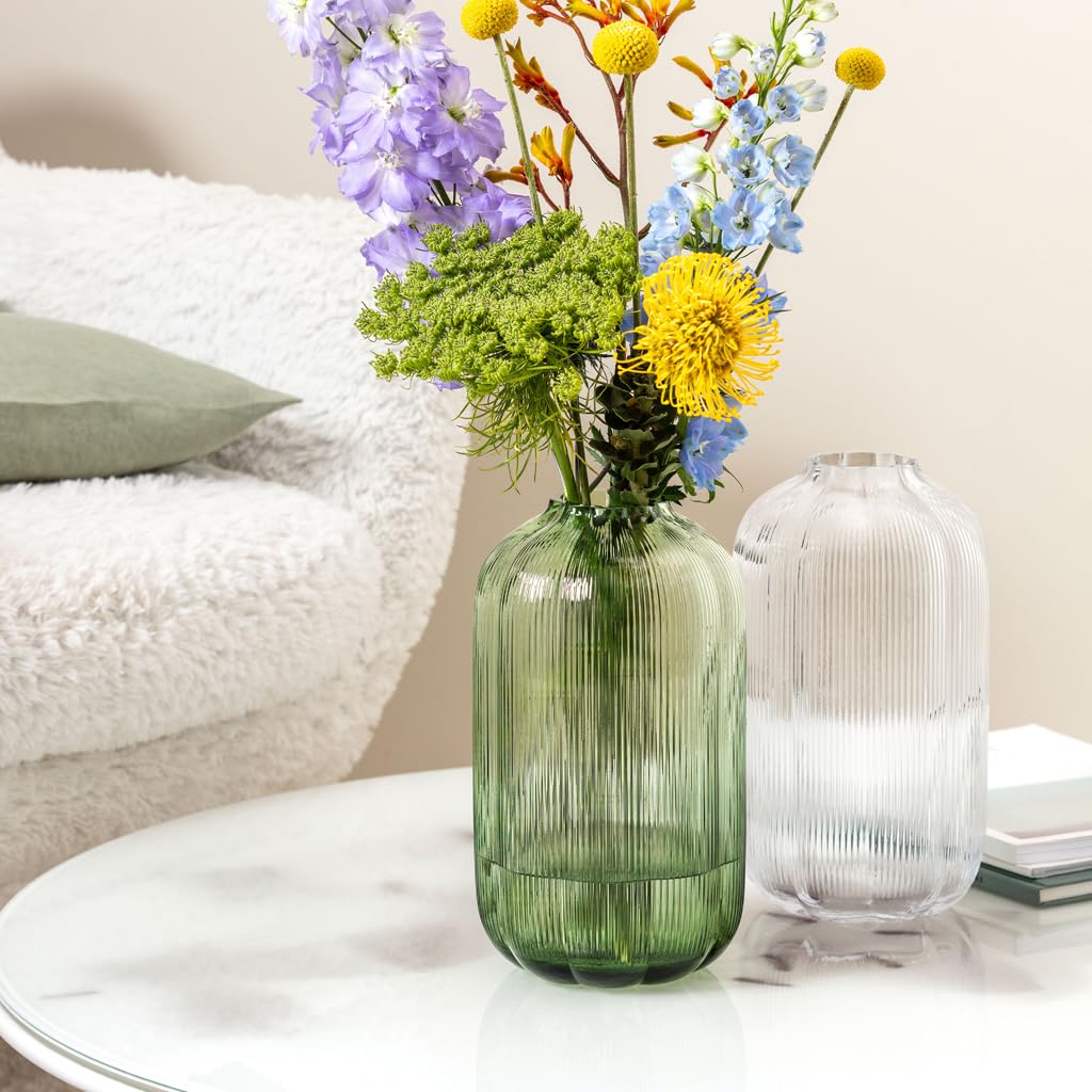 Amazon.co.jp: Villeroy & Boch フルール花瓶、27.9 cm、クリア