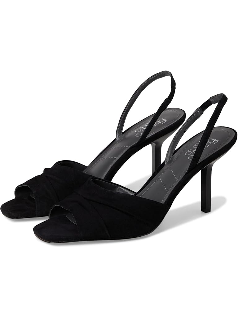 Black Franco Sarto Gogia Slingback Sandals