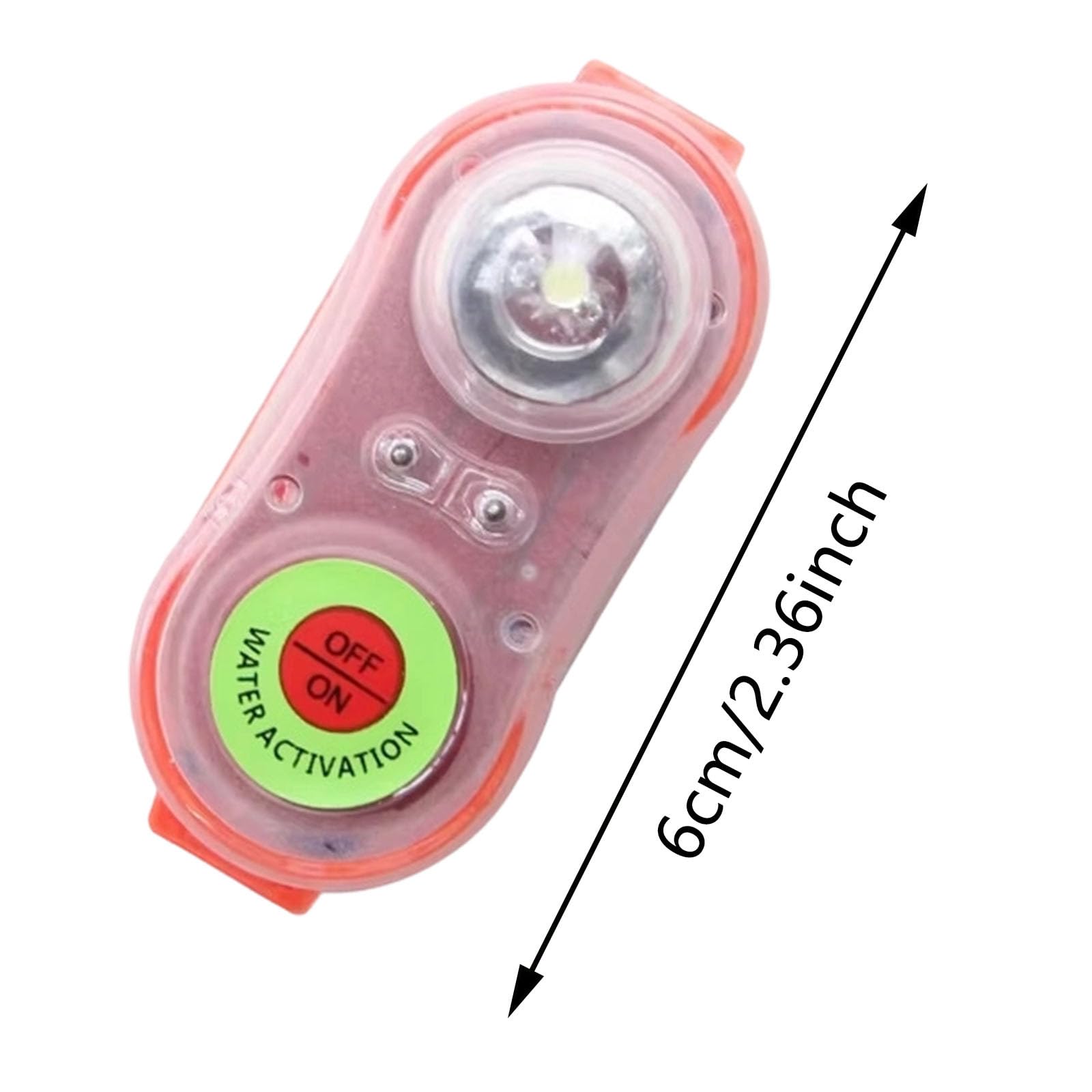 Luce per Giubbotto di Salvataggio - Luci di Emergenza Stroboscopiche Attivate Dall'acqua per di Marine E Acquatiche Giubbotti di Salvataggio Lampeggianti - set da 6/8 Pezzi
