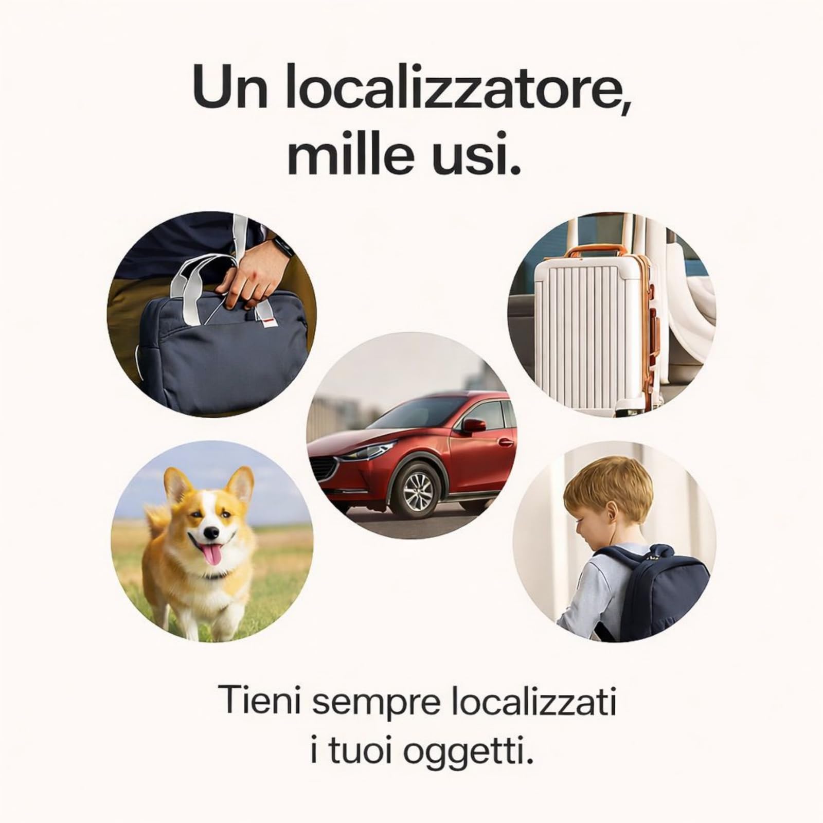 Traceo Localizzatore,Traceo Gps,Tracker GPS Magnetico,Dual System,Tracciamento in Tempo Reale con APP (Auto/Bambini/Moto/Valigia/Animali domestici),Impermeabile,Lunga Durata Della Batteria